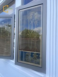 Rèm Trong Kính Hộp RTK15 – Màu Vàng