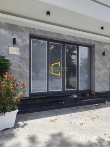Rèm Trong Kính Hộp RTK17 – Màu Xám